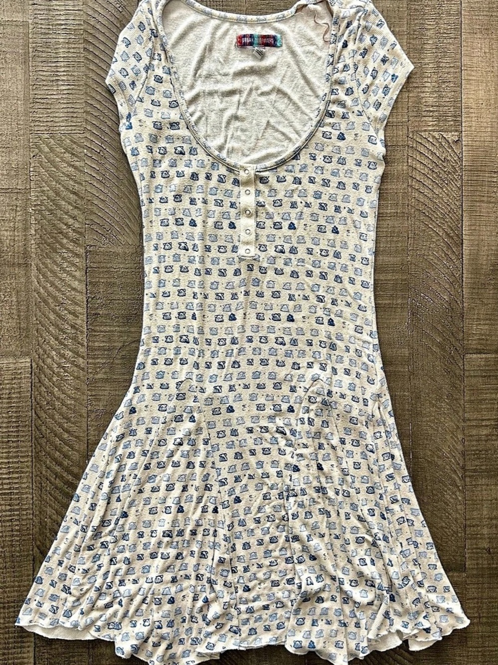 Urban Outfitters UO Maureen Henley Mini Dress Size Medium